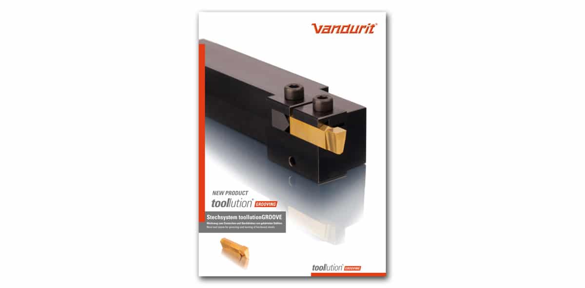 New grooving tool system: toolution GROOVING | Vandurit GmbH ...