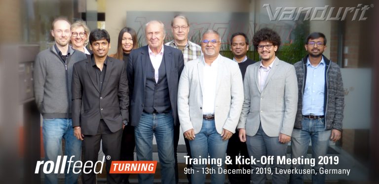 new rollFEED® distributor for India visited Vandurit Headquarter for kick-off and technical training in December 2019